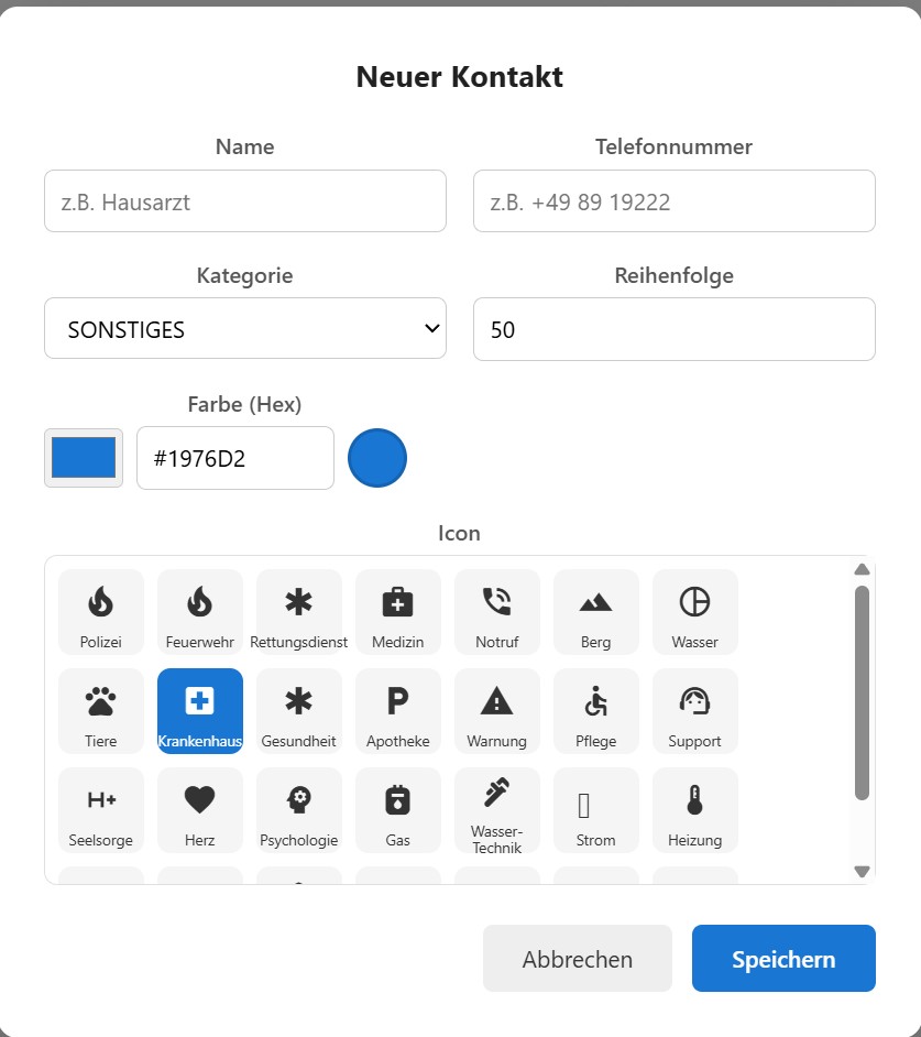 Kontakt-Formular