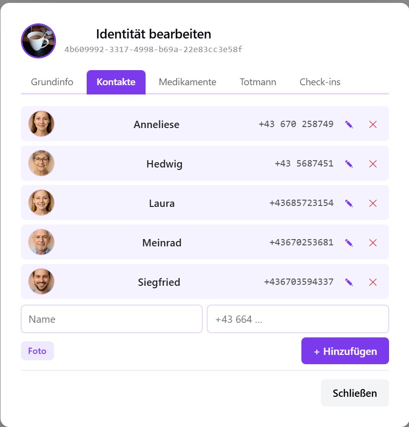 Kontakte Tab