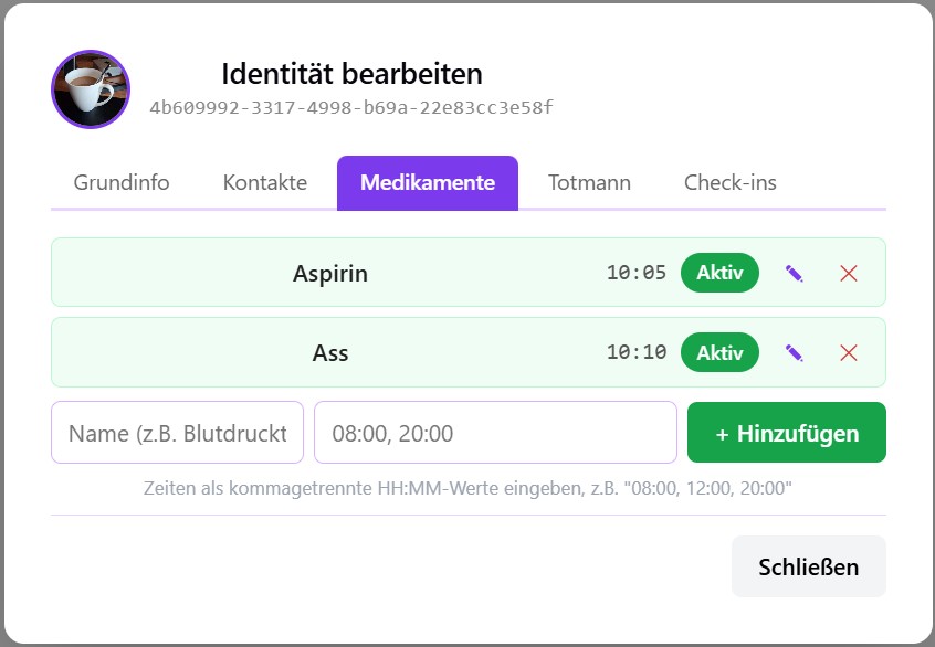 Medikamente Tab
