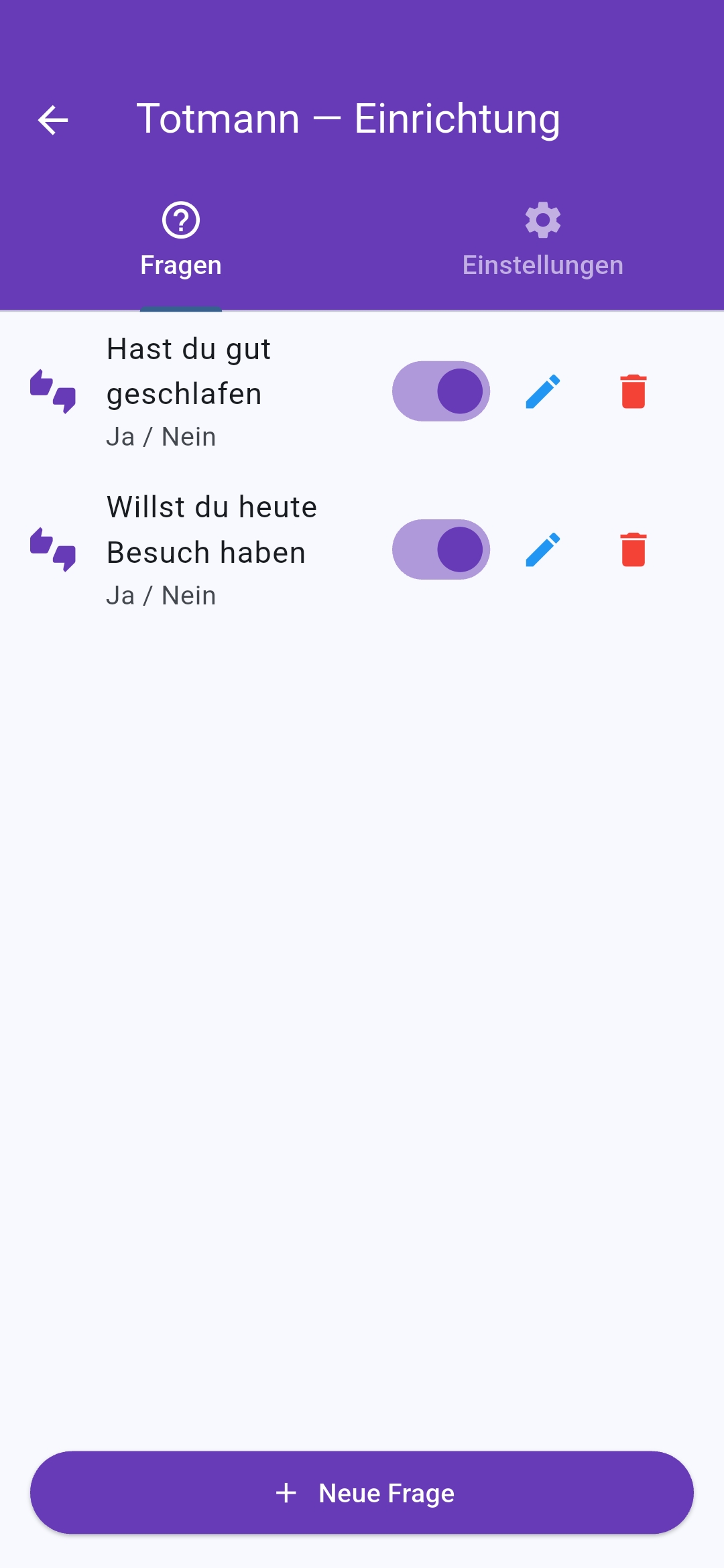 Totmann Check-in