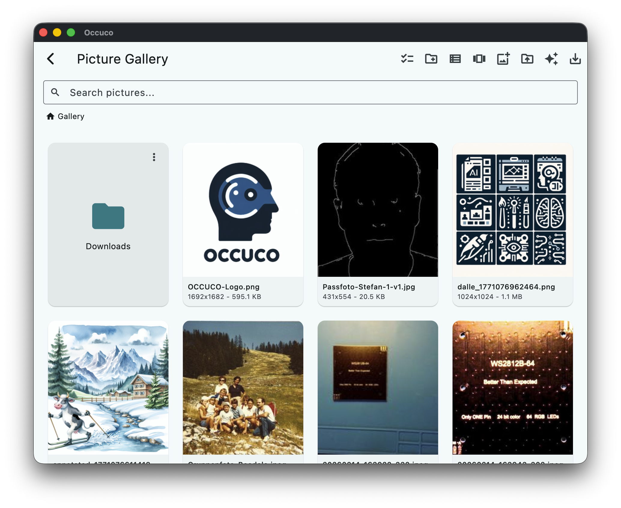 Gallery Folder Structure